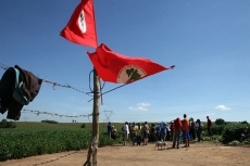 MST invade fazenda na região       . Polícia monitora