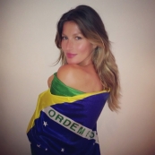 Gisele Bündchen vai entregar a taça ao campeão da Copa