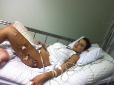 Fotos de Andressa Urach               no hospital são divulgadas por agência