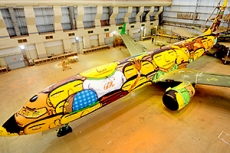 Avião da seleção                 terá pintura dos grafiteiros Os Gêmeos