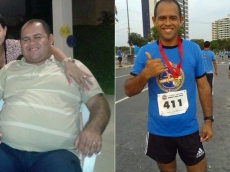 Jovem perde 53 kg                       e vira maratonista